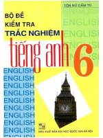 Bộ đề kiểm tra trắc nghiệm tiếng anh 6