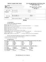 Đề thi học sinh giỏi, kiểm tra tiếng anh lớp 9 sưu tầm tham khảo ôn thi (56)