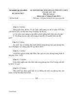 ĐỀ THI HSG LỊCH SỬ TỈNH QUẢNG BÌNH 2012-2013