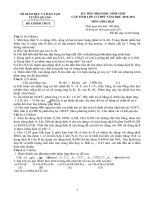 đề thi học sinh giỏi môn hóa học 12 năm 2011 2012 tỉnh tuyên quang