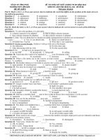 Đề khảo sát chất lượng môn Tiếng Anh lớp 12 ôn thi đại học số 88