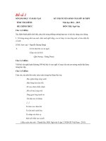 Đề thi ngữ văn lớp 9 vào 10 tham khảo sưu tầm bồi dưỡng ôn thi (3)