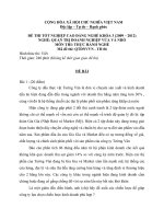 Đề thi tốt nghiệp cao đẳng nghề phần thực hành ngành quản trị  doanh nghiệp vừa và nhỏ đề số  (6)