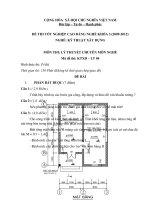 ĐỀ thi tốt nghiệp cao đẳng nghề ngành kỹ thuật xây dựng phần lý thuyết mã  (4)