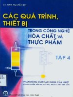 Các quá trình thiết bị trong công nghệ hóa chất và thực phẩm