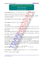 đề toán thi thử lần 3 năm 2015 của toanhoc24h