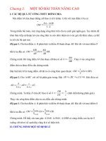 Chuyên đề véc tơ, hình học lớp 10