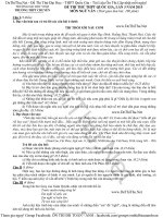 Chuyên Đại Học Vinh – Đề và đáp án môn Văn thi thử THPT Quốc Gia lần 3 năm 2015