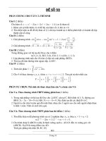 Đề thi thử đại học môn Toán (41)