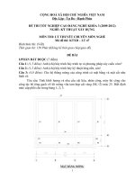 ngân hàng đề thi tôt nghiệp cao đẳng nghề chuyên ngành kỹ thuật xây dựng đề số (46)