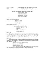 đề ôn luyện thi vào lớp 10  toán, đề số 56