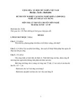 ĐỀ thi tốt nghiệp cao đẳng nghề ngành kỹ thuật xây dựng phần lý thuyết mã  (5)