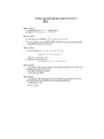 Đề thi học sinh giỏi toán