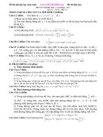 thi thử đại học môn toán, đề 76