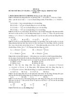 đề thử thử đại học môn vật lý các trường chuyên THPT trên toàn quốc đề số  (30)