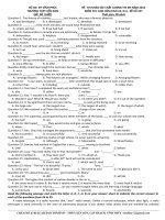 Đề khảo sát chất lượng môn Tiếng Anh lớp 12 ôn thi THPT Quốc gia số 197