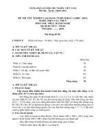 Đề thi tốt nghiệp cao đẳng nghề phần thực hành ngành điện tàu thủy đề số  (6)