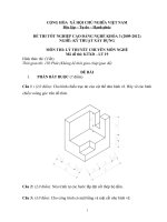 ngân hàng đề thi tôt nghiệp cao đẳng nghề chuyên ngành kỹ thuật xây dựng đề số (18)