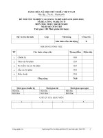 Đề thi tốt nghiệp cao đẳng nghề phần thực hành ngành công nghệ ô tô đề số  (5)