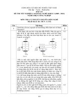 Đề thi tốt nghiệp cao đẳng nghề phần lý thuyết ngành điện công nghiệp đề số  (1)