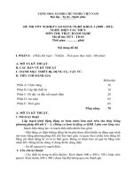 Đề thi tốt nghiệp cao đẳng nghề phần thực hành ngành điện tàu thủy đề số  (3)