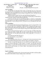 Đề thi học sinh giỏi môn hoá học lớp 9 các sở năm gần đây (12)