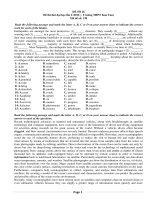 đề thi thử tiếng anh đại học các trường THPT chuyên trên toàn quốc đề số (10)