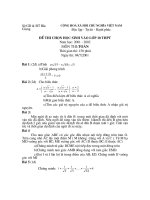 đề ôn luyện thi vào lớp 10  toán, đề số 57