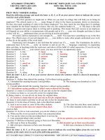 Đề thi thử THPT quốc gia môn Tiếng Anh số 232