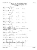 bài tập trắc nghiệm toán cao cấp 1