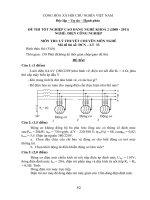 bộ đề thi tốt nghiệp phần lý thuyết cao đẳng nghề ngành điện công nghiệp đề số  (32)