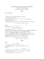 Đề thi tuyển sinh lớp 10 môn toán