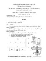 ngân hàng đề thi tôt nghiệp cao đẳng nghề chuyên ngành kỹ thuật xây dựng đề số (21)