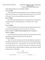 ĐỀ HSG LỊCH SỬ THPT VĨNH PHÚC 29