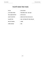 ĐỒ ÁN MẪU CẦU THÉP