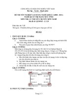 Đề thi tốt nghiệp cao đẳng nghề phần lý thuyết ngành quản trị máy tính đề số  (23)