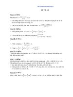 Đề thi thử đại học môn Toán (7)