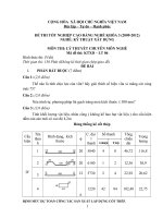 ĐỀ thi tốt nghiệp cao đẳng nghề ngành kỹ thuật xây dựng phần lý thuyết mã  (6)