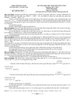 Đề thi học sinh giỏi môn hoá học lớp 9 các sở năm gần đây (69)