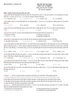 Đề thi thử đại học môn vật lí (9)