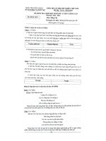 Đề kiểm tra chọn học sinh vào lớp 6 chất lượng cao tỉnh Tiền Giang năm 2013 - 2014 môn văn