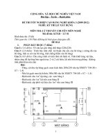 ngân hàng đề thi tôt nghiệp cao đẳng nghề chuyên ngành kỹ thuật xây dựng đề số (50)