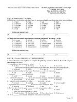 Đề luyện thi học sinh giỏi tiếng Anh lớp 9 số 7