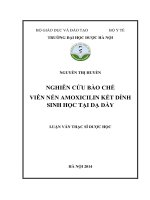 Nghiên cứu bào chế dung dịch nhỏ mắt natri diclofenac in situ gel