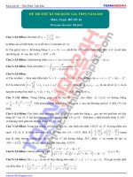 đề thi thử môn toán 2015 số 16 của toanhoc24h