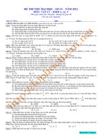 đề thi thử môn toán đh số 15