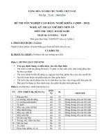 ĐỀ thi tốt nghiệp cao đẳng nghề ngành kỹ thuật chế biến món ăn phần thực hành và đáp án mã   (2)