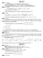 15 đề toán thi dại học