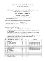 ĐỀ thi tốt nghiệp cao đẳng nghề ngành kỹ thuật chế biến món ăn phần thực hành và đáp án mã   (10)