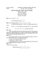 đề ôn luyện thi vào lớp 10  toán, đề số 61